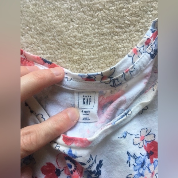 Gap Red,White, and Blue Floral Dress | 4th of July - Picture 4 of 5